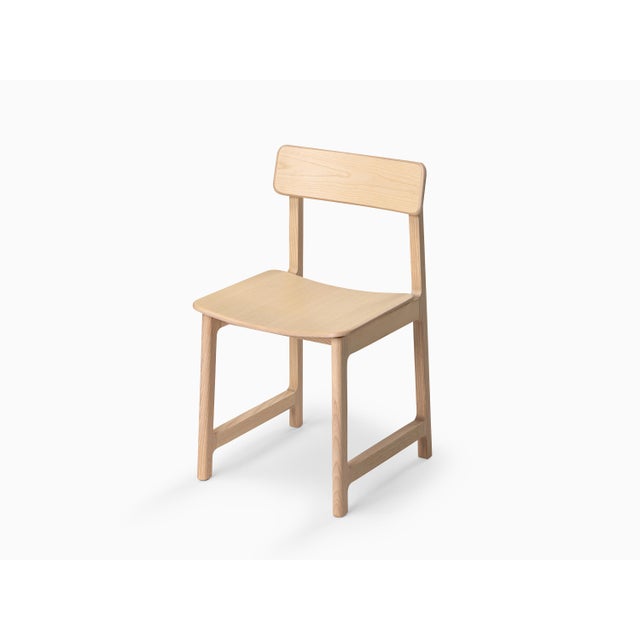 Beige Minimalist Modern Chair by Depping & Jørgensen For Sale - Image 8 of 8