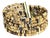 Vintage Fr Coconut Beaded Bracelet For Sale