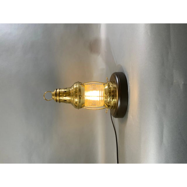 Metal Brass Lantern For Sale - Image 7 of 12