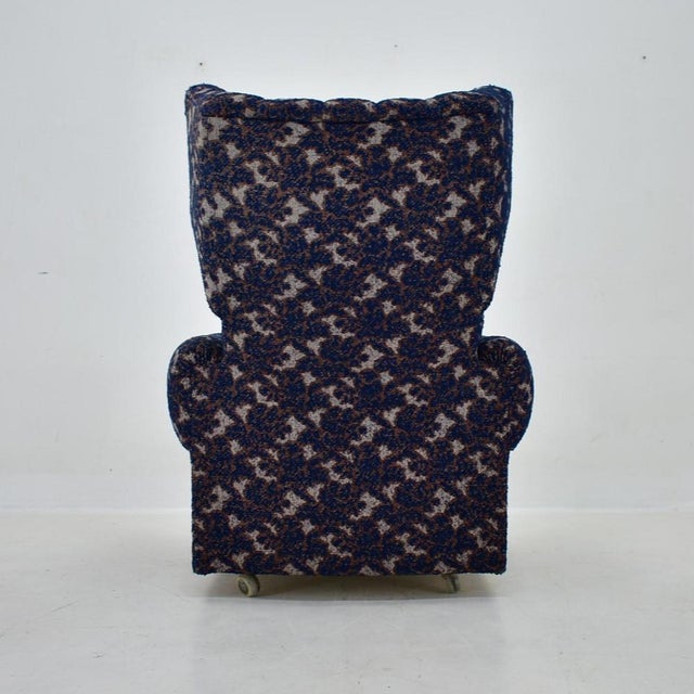 Mid-Century Wing Armchair, Czechoslovakia, 1960s For Sale - Image 16 of 18