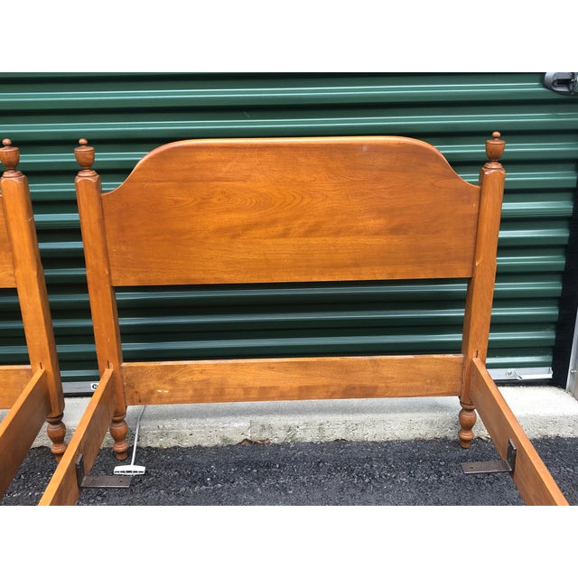 solid maple twin bed frame