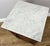 Brown French Bedside Table with Marble Top For Sale - Image 8 of 12