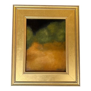 1990's Original Abstract Landscape Painting on Canvas For Sale
