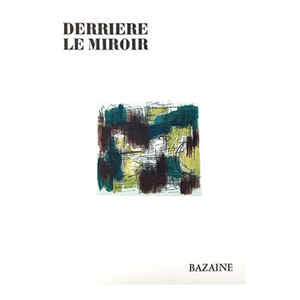 Bazaine Original Lithograph Dm0196 Derriere Le Miroir 1957