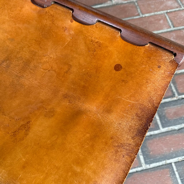 Poul Hundevad Teak Folding Stool For Sale In Milwaukee - Image 6 of 9