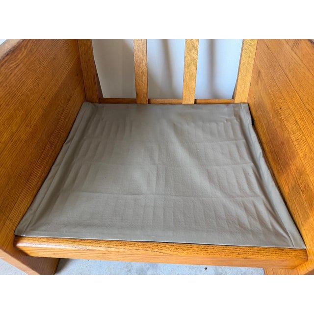 1970s Mid-Century Modern Milo Baughman - Style Architectural Cube Lounge Chairs – Pair For Sale - Image 14 of 17