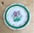 Ceramic 19 Century Green Floral Porcelain Plate, Set of 3 For Sale - Image 7 of 7