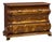 Dutch Rococo Style Chinoiserie Walnut Serpentine Bombe Chest by White Furniture For Sale