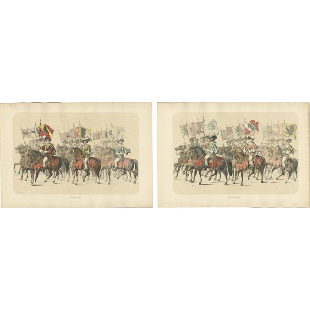 Black The Banner Bearers of Bern A Grand Cavalcade of Swiss Heraldry, 1855, Paper For Sale - Image 8 of 11