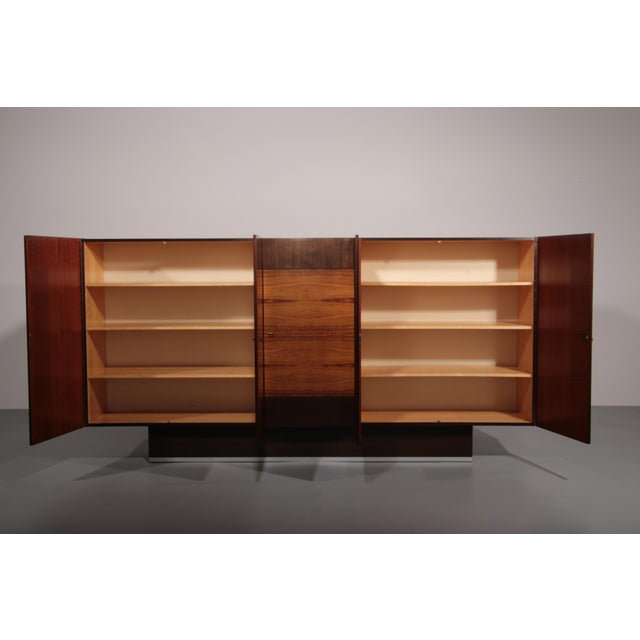 Large Wall Unit with Storage Space and Bar Cabinet, 1970 For Sale - Image 6 of 13