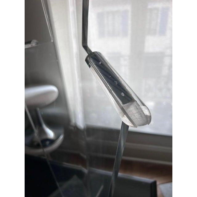 Bust in Acrylic Glass, 1980s For Sale - Image 11 of 16