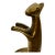 Antique Bronze Animal Scroll Weight Holder - Late 19th Century For Sale