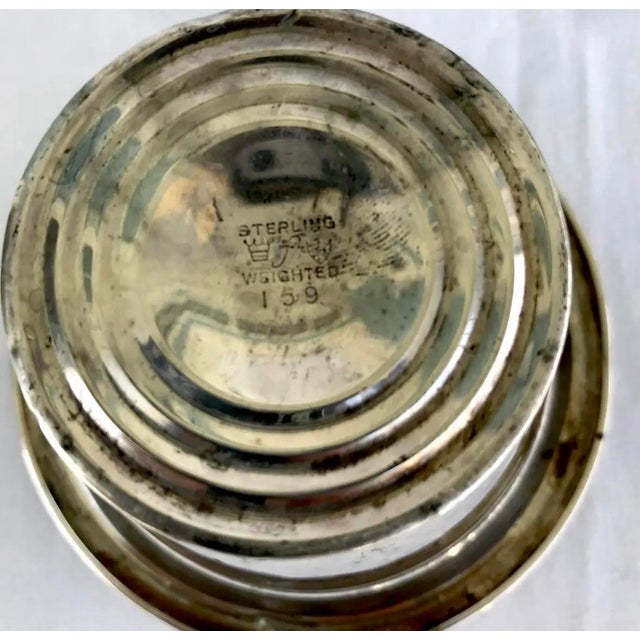 Traditional Vintage Fisher Sterling Silver Weighted Pedestal Bowl / Compote No. 159 For Sale - Image 3 of 4