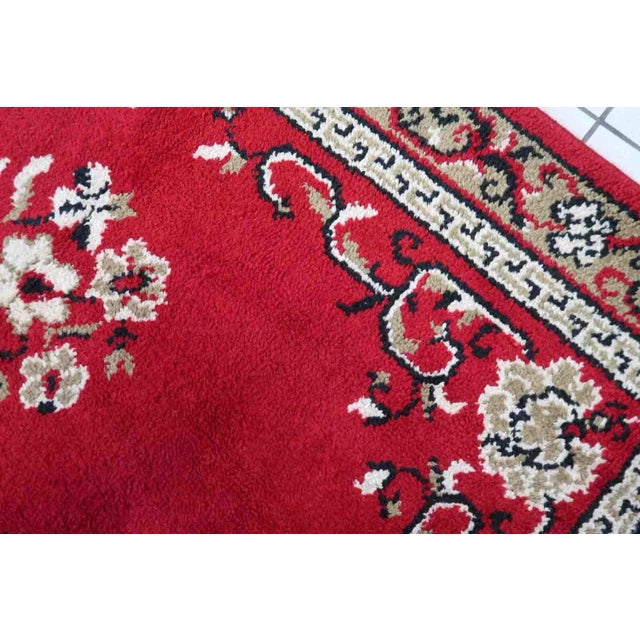 1970s Vintage French Savonnerie Rug 4.2' X 6.5' For Sale - Image 10 of 13