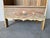 Antique Hand-Painted Folk Art Wooden Settle Bench With Floral Motifs For Sale In Miami - Image 6 of 12