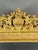 Gold Large 19th Century Mirror with Gilded Wooden Pediment For Sale - Image 8 of 9