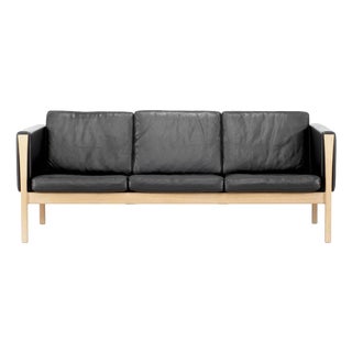 CH163 Sofa by Hans J. Wegner for Carl Hansen & Son, Denmark, 2010s For Sale
