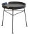Black Centro Stool with Black Tray by OK Design For Sale