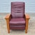 Mission 2002 BarcaLounger Mission Arts & Crafts Style Leather and Oak Manual Recliner Arm Chair For Sale - Image 3 of 14