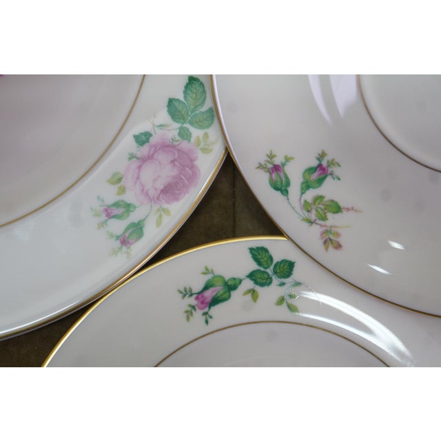 1930s Pickard Ravenswood Maria 237 Rose Swag Dinnerware China Set - 58 pcs For Sale - Image 13 of 17