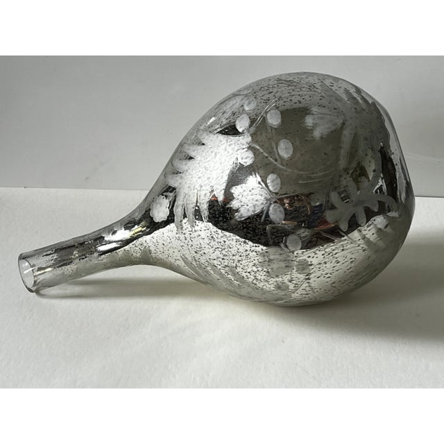 Early 21st Century Mid Century Gless Vase For Sale - Image 5 of 13