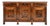 Antique French Credenza in Cherrywood and Burr Ash, 1700s For Sale