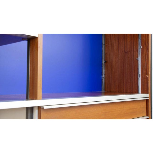 1960s Mahogany Bookcase by Georges Frydman for EFA, 1960s For Sale - Image 5 of 9