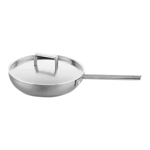 Mepra Frying Pan With Lid Attiva Pewter