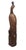 Brown Monumental Hand-Carved Tropical Hardwood Phoenix Sculpture, 80″ High For Sale - Image 8 of 14