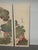 Vintage Oriental Asian Three Panel Picture Screen Crackle & Etched Finish For Sale In Los Angeles - Image 6 of 16