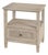 Flagstaff 25 in. W Rectangular Cane 1 Drawer Nightstand with Top Open Shelf, Desert Sand For Sale