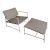 Stretch by Richard Frinier Lounge Chair + Ottoman For Sale