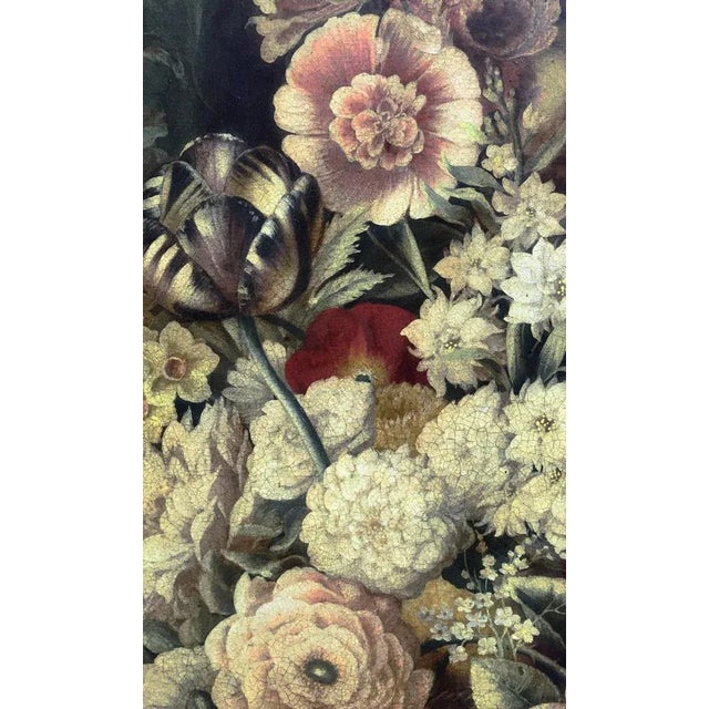 Early 21st Century Carlo De Tommasi, Dutch School Floral Still Life, Oil on Canvas, 2013 For Sale - Image 5 of 11