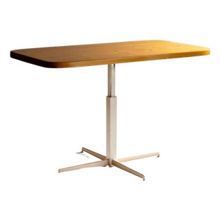1970s Charlotte Perriand Style Adjustable Table For Sale