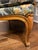 Baker Furniture French Provincial Wingback Bergère & Ottoman in Floral Trellis Print For Sale - Image 10 of 12