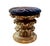 Wood Mid 20th Century Italian Hand Carved Wood Ottoman With Scalamandré Tiger Velvet Upholstery For Sale - Image 7 of 9