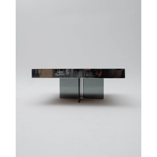 Mid-Century Modern Space Age Coffee Table in the style of François Monnet, 1970s For Sale - Image 3 of 7