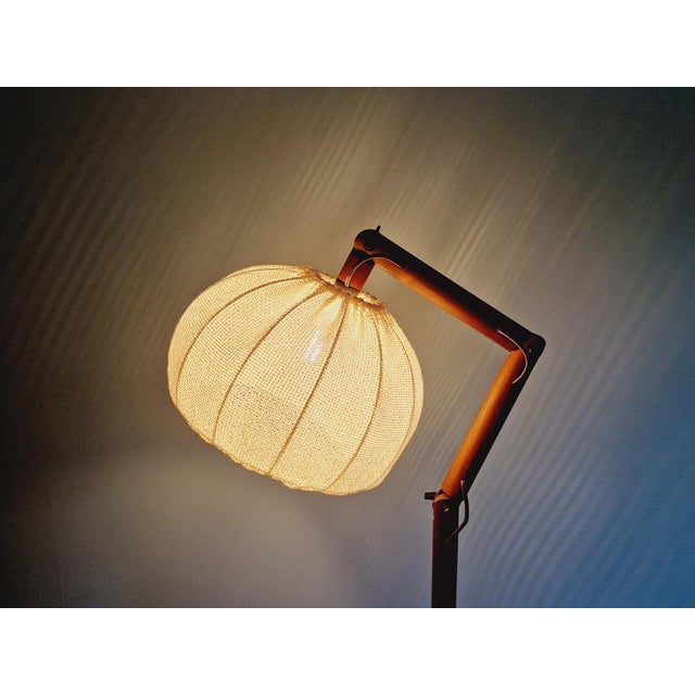 Scandinavian Teak Lamp, 1970s For Sale - Image 4 of 18
