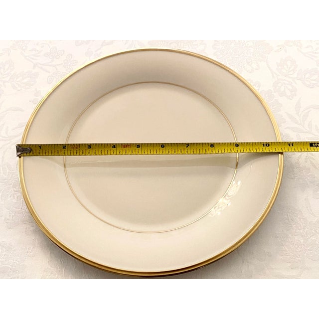 Mid 20th Century Late 20th Century Lenox Eternal Dinner Plate Excellent "Mint" Condition For Sale - Image 5 of 7