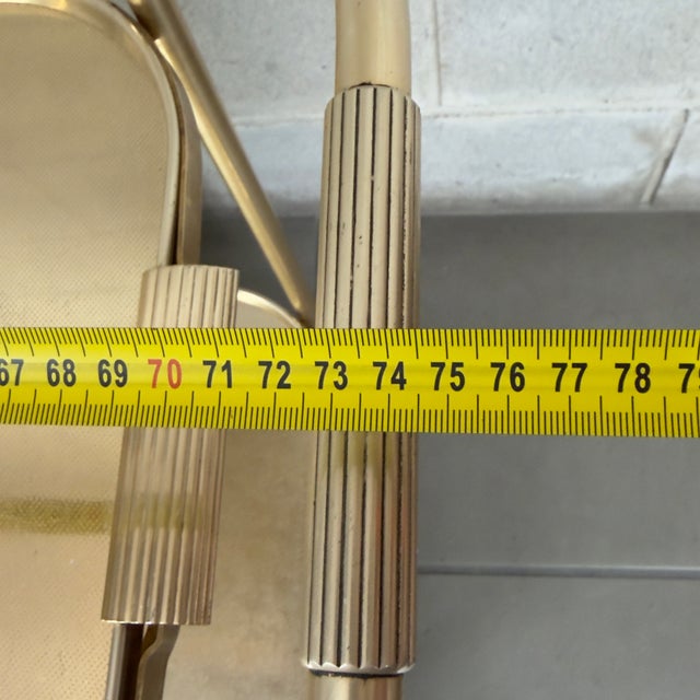 Vintage Aluminum Bar Cart from C.P. Torino, 1970s For Sale - Image 10 of 12