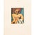 First Edition offset lithograph, full-color print of Cubist painting "Nude With a Towel" (1907) by Pablo Picasso. Comes...