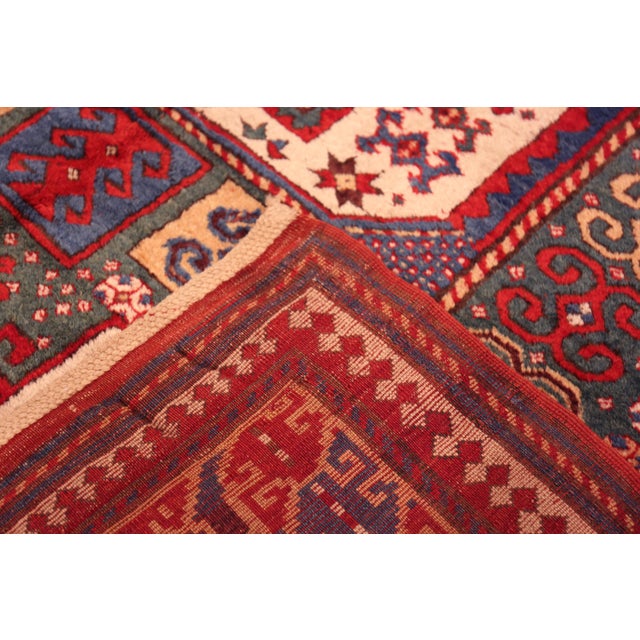 Nazmiyal Collection Antique Caucasian Karachopf Kazak Rug For Sale - Image 11 of 11