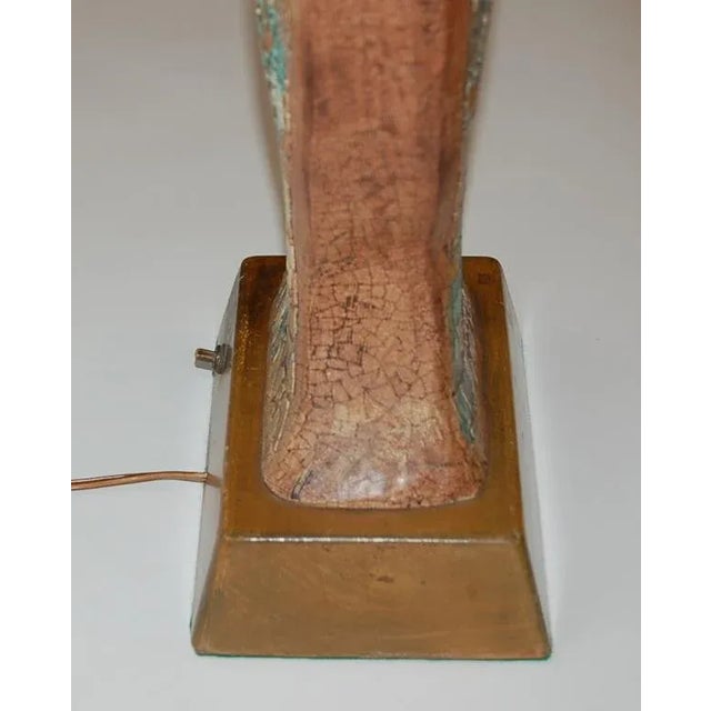 Sasha Brastoff Mosaic Ceramic Lamp For Sale In Atlanta - Image 6 of 11