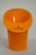 Large vintage Veuve Clicquot champagne bucket/cooler, France. Orange plastic. In very good condition. Height 38cm, 24x34cm.