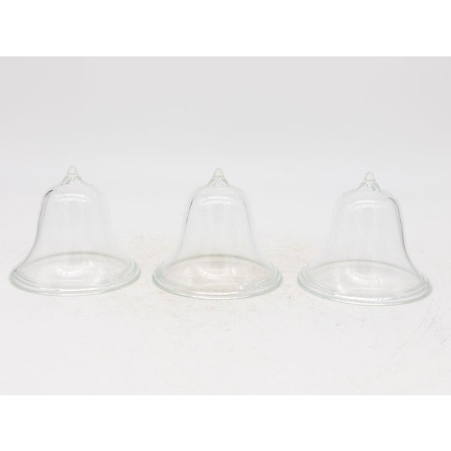 French Set of 3 Glass Garden Cloches, English Mid 20th C. For Sale - Image 3 of 8