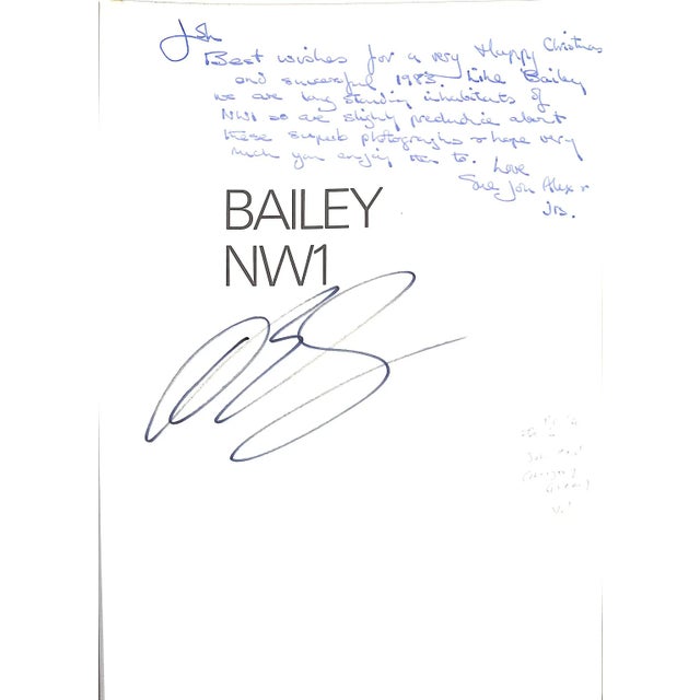 Bailey NW1: Urban Landscapes 1982 (Inscribed) For Sale - Image 9 of 11