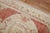 Red Vintage Zabihi Collection Turkish Oushak Throw Size Runner - 3'5" x 6'9" For Sale - Image 8 of 8