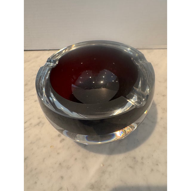 Mid-Century Modern Murano Glass Ashtray or Vide Poche For Sale - Image 3 of 6