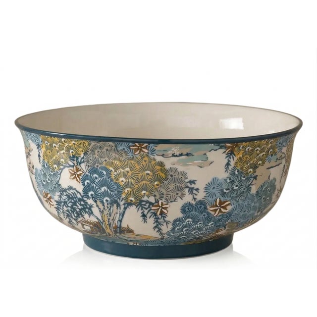 Scalamandre Maison by Port 68 Sea Of Trees Bowl For Sale In Chicago - Image 6 of 6