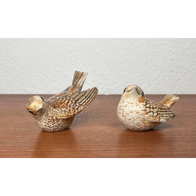 Mid-Century Modern Danish Studio Pottery Bird Figurines by Poul Hauch Carlsen, 1960s, Set of 2 For Sale - Image 12 of 18
